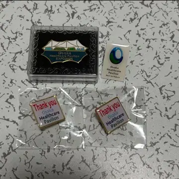 EXPO2025 오사카 간사이 만박 헬스케어 파빌리온 핀 배지 세트