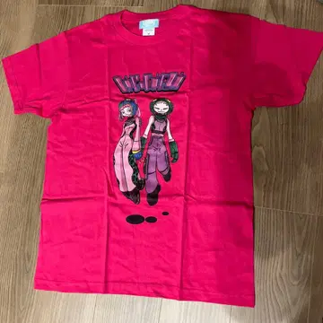 캐릭터 그래픽 T셔츠 M 핑크