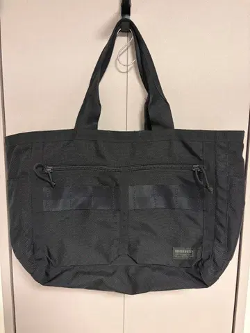 브리핑 블랙 대용량 토트백