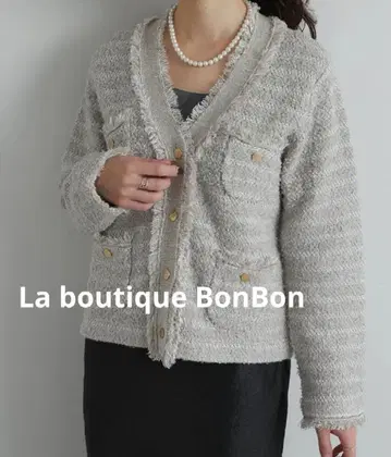 [택 포함 새상품] La boutique BonBon 니트 가디건