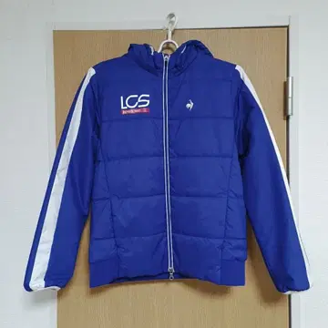 새상품급 르꼬끄 스포르티브 골프 충전솜 블루종 자켓 다운 블루종 보온 M