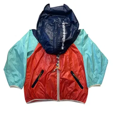 메르시보쿠 멀티 컬러 포켓터블 나일론 후디 자켓