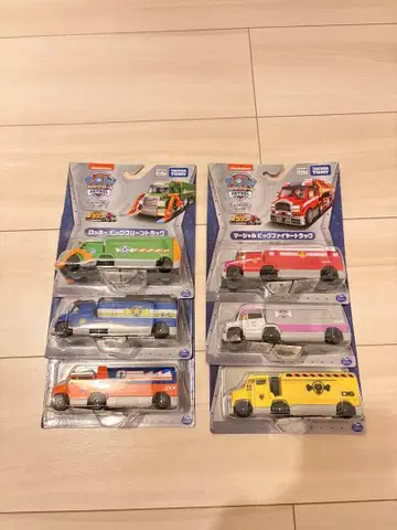 퍼피 구조대 다이캐스트 비클 6종 세트