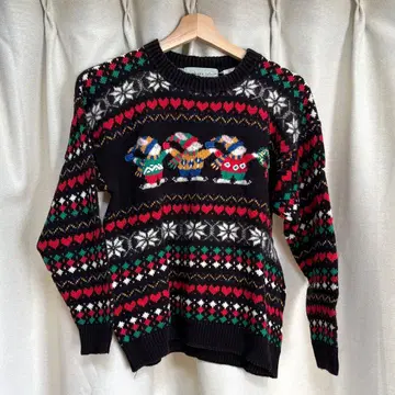 구제 의류 크리스마스 니트 스웨터
