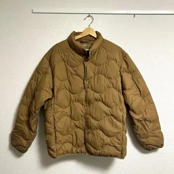 UNIQLO 울트라 라이트 다운 웨이브 퀼트 자켓 XL 브라운