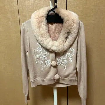 Super Beauty 핑크 가디건 40