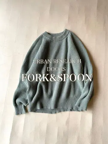 어반 리서치 도어스 FORK&SPOON 울 크루넥 니트