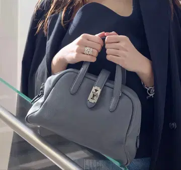 한국 vunque 그레이 핸드백 숄더백 2way