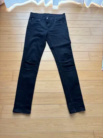 cheap monday 블랙 스키니 데님 팬츠