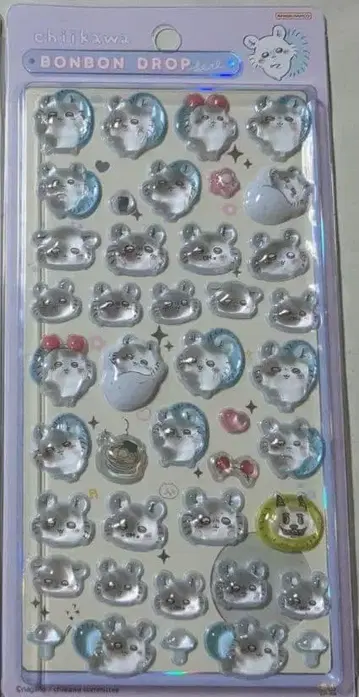 [ 당일 발송 ] 치이카와 (먼작귀) 모자 꽁지 드롭 씰 모몽가