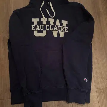 Champion UW EAU CLAIRE 후드티 M 네이비