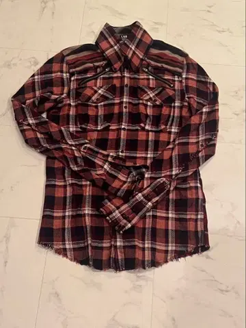 LGB 체크 웨스턴 셔츠 플란넬 셔츠