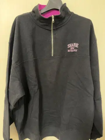 RODEO CROWNS 하프 지퍼 트레이닝복 블랙