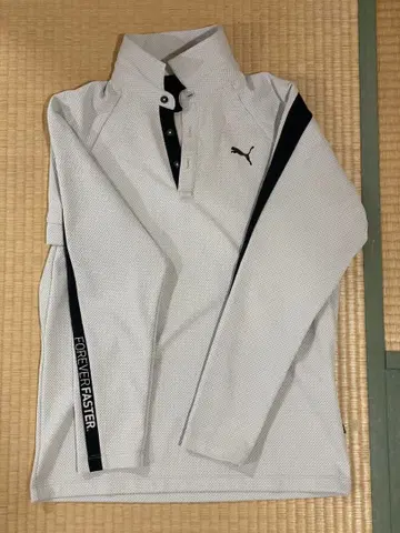 푸마] 골프 PF 스트레치 써모 테이퍼드 라인 LS 폴로 그레이