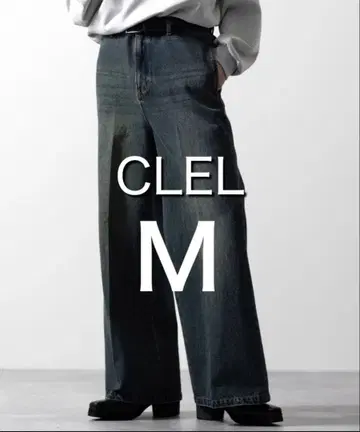 CLEL 클레일 빈티지 디자인 플레어 데님 팬츠 M 무료배송