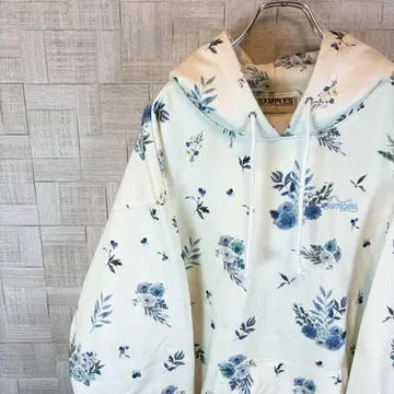 [ SAMPLES 샘플즈 ] 정가 2만 2000엔 꽃무늬 플라워 후드티