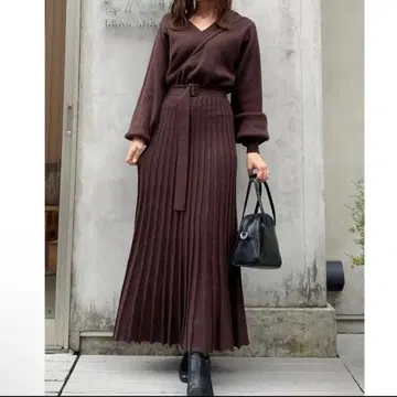 dazzlin 플리츠 카슈쿨 원피스