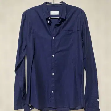 [ 새상품급 ] UTE PLOIER 네이비 긴팔 셔츠 46S 사이즈