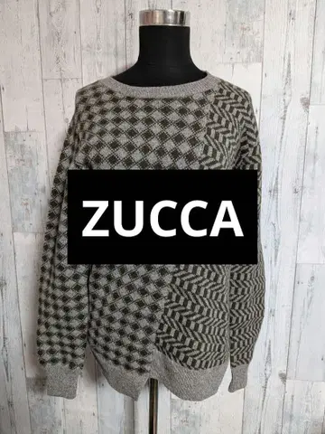 ZUCCA 울 변형 스웨터 니트 M