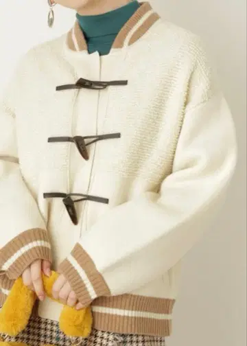 올리브 니트 풀오버