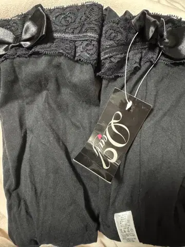 유메텐보 레그 워머 블랙 리본 히메갸루 레어