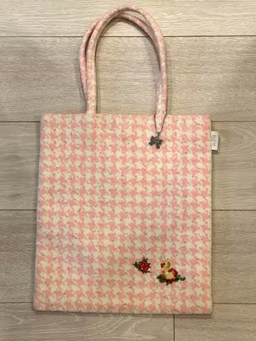 페일러 핑크 하운드투스 토트백