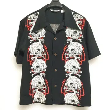 [PUSHEAD] Shocker 스컬 디자인 반팔 셔츠 M