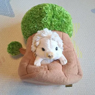 나무 집 봉제 인형 고슴도치 백 Sunlemonoriginal