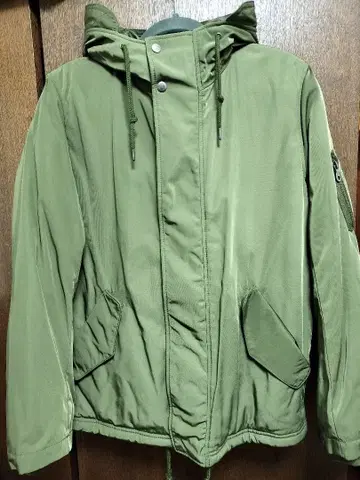 [ nano universe ] 밀리터리 후드 블루종 L 사이즈