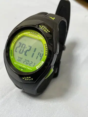 카시오 CASIO 손목시계 STR-300 쿼츠 그린