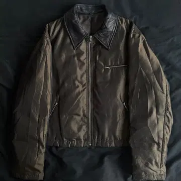 Comme Ca Du Mode NYLON LEATHER JACKET