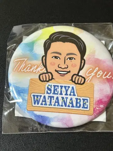 LIONS THANKS FESTA 2025ver 와타나베 세이야 캔뱃지