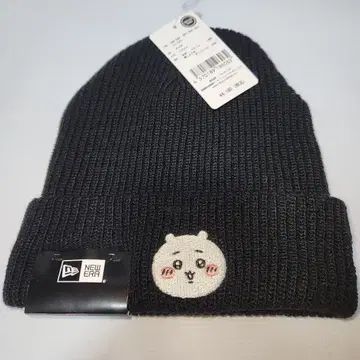 치이카와 뉴에라 니트 모자 NEW ERA 블랙
