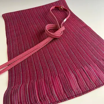 미사용 새상품 잠자리 구슬 포함 허리띠 오비 장식 천 세트