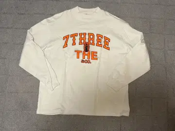 73R 7THREE 골프 라인 모크넥 긴팔 티셔츠 L 사이즈