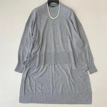 새상품급 최근 INDIVI 인디비 니트 원피스 상의 38