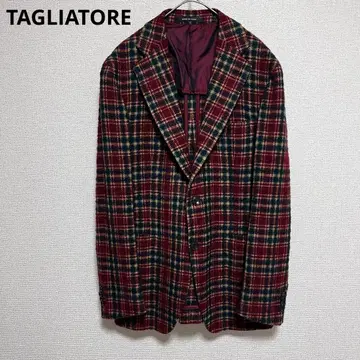 컨디션 최상 TAGLIATORE 딸리아또레 울 체크 자켓