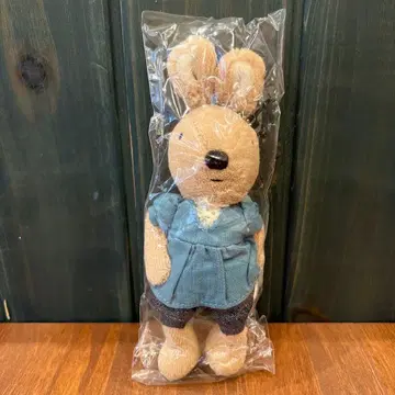 le sucre 루슈크르 V넥 블라우스 봉제 인형 미니 브라운 토끼
