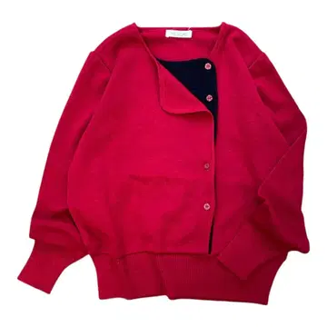 버튼 달린 리브 니트 여성용