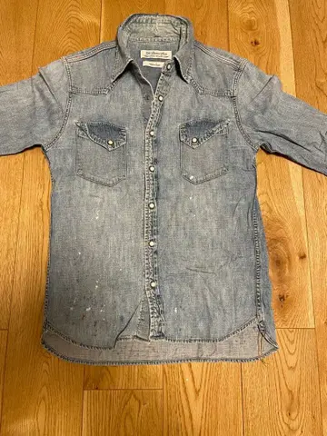 B'z 이나바 씨 착용 데님 셔츠 M 사이즈