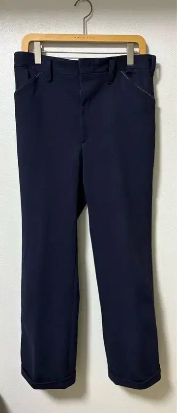 플레어 팬츠 NAVY 구제 의류