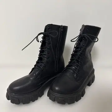 WEGO 레이스업 숏부츠 블랙