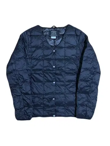 TAION 노카라 라이트 다운 자켓 Women L 블랙