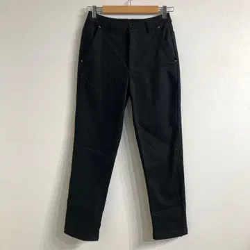 [가을/겨울] 속기모 따뜻한 스트레치 팬츠 남성용 S 블랙 웜 팬츠 방한