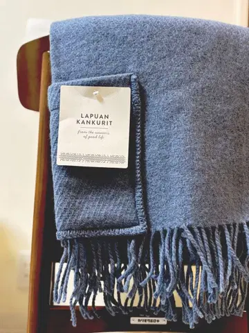 라푸안칸크리 UNI 포켓 숄 (rainyblue)