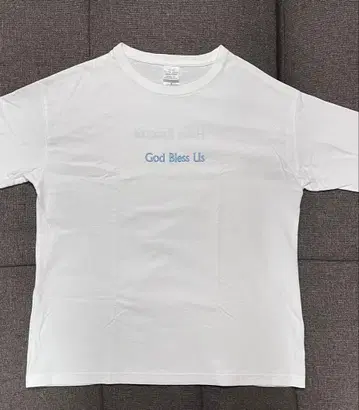 후지이 카제 God Bless Us 티셔츠 화이트 S 사이즈
