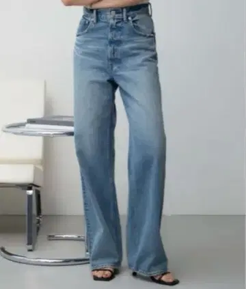 AZUL By MOUSSY 와이드 데님