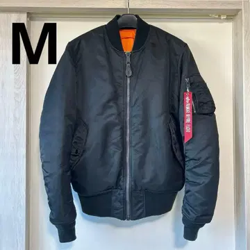 ALPHA INDUSTRIES MA-1 플라이트 자켓 알파 블랙