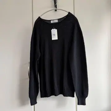 투모로우랜드 로우게이지 니트 상의 S 블랙 코튼