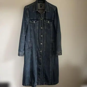 GAP 데님 코트 S 사이즈 다크 블루